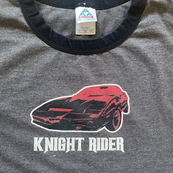 VTG Knight Rider Shirt AAA XL - Made in Mexico - Picture 2 of 12